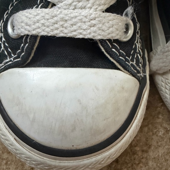 Converse Kids Black and White Sneakers - Picture 7 of 9